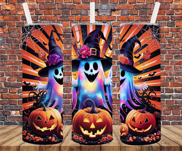 Un-Spooky Ghosts- Tumbler Wrap - Sublimation Transfers