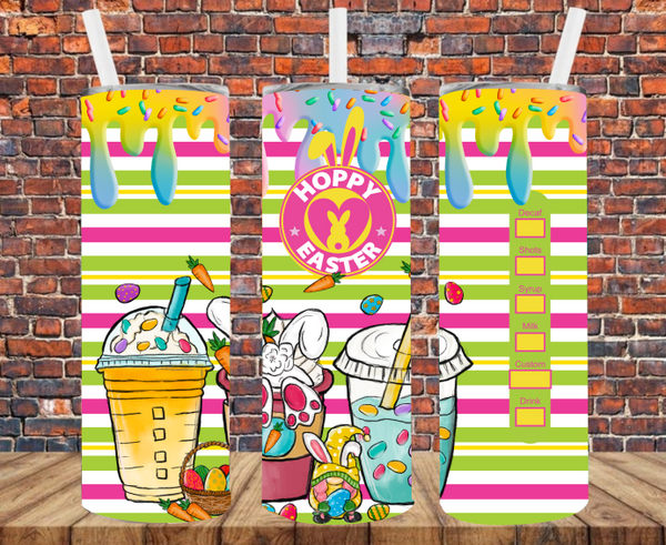 Hoppy Easter - Tumbler Wrap - Sublimation Transfers