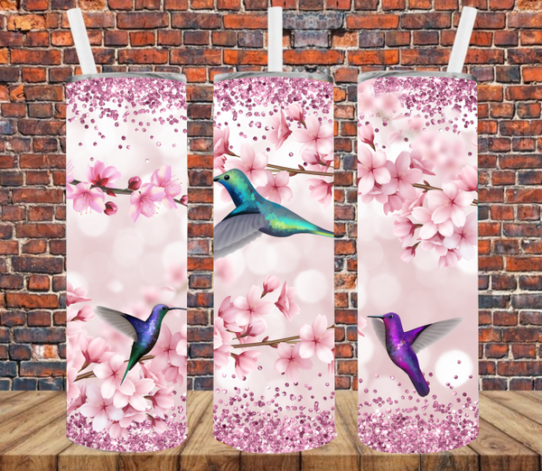 Hummingbirds - Tumbler Wrap Sublimation Transfers