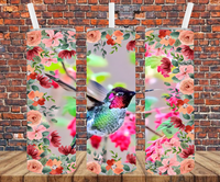 Hummingbird - Tumbler Wrap Sublimation Transfers