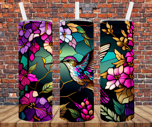 Hummingbird - Tumbler Wrap - Sublimation Transfers