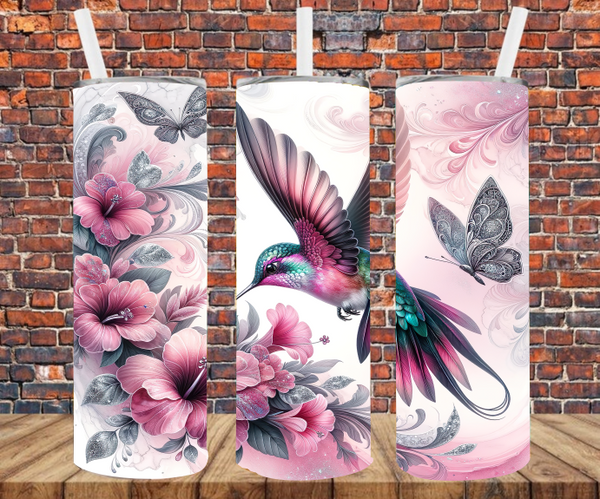 Hummingbirds - Tumbler Wrap - Sublimation Transfers