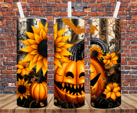 Jack-o-Lantern - Tumbler Wrap - Sublimation Transfers