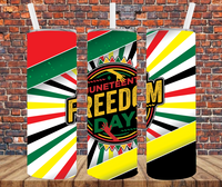 Freedom Day  Juneteenth - Tumbler Wrap - Sublimation Transfers