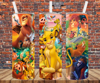 Character - Tumbler Wrap - Sublimation Transfers