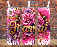 Mama - Tumbler Wrap - Sublimation Transfers