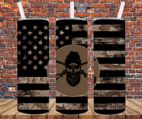 Camo Flag - Tumbler Wrap - Sublimation Transfers