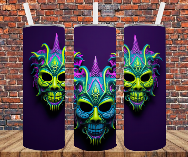 VooDoo Masks - Tumbler Wrap - Sublimation Transfers