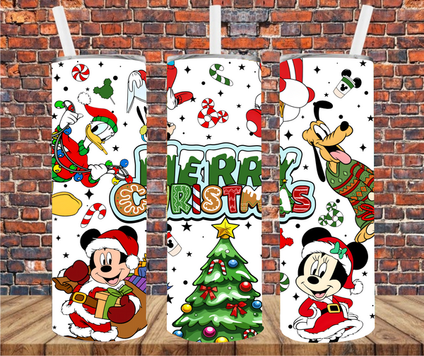 Christmas Characters- Tumbler Wrap - Sublimation Transfers