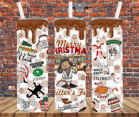 Christmas Movie - Tumbler Wrap - Sublimation Transfer