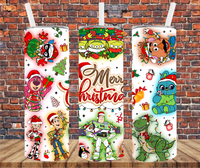 Christmas Characters - Tumbler Wrap - Sublimation Transfer