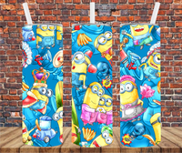 Character - Tumbler Wrap - Sublimation Transfers