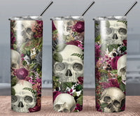 Sugar Skulls - Tumbler Wrap Sublimation Transfers