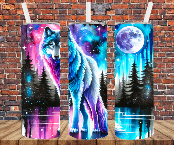 Wolf - Tumbler Wrap - Sublimation Transfers