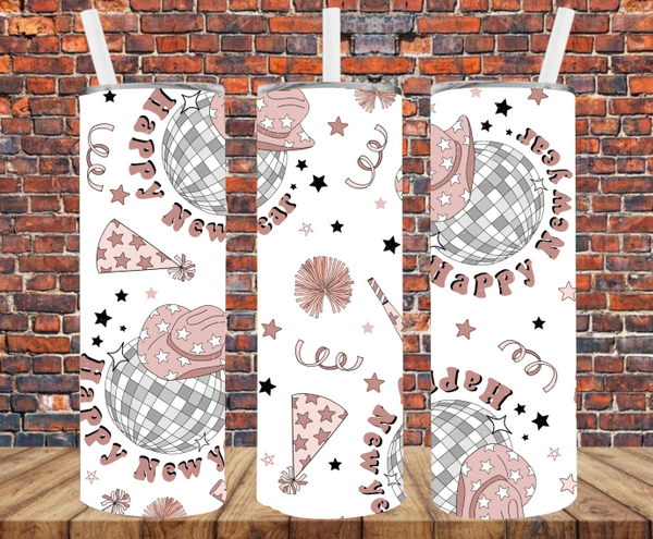 New Year's - Tumbler Wrap - Sublimation Transfers