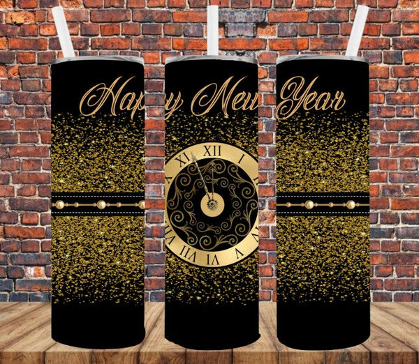 New Year's - Tumbler Wrap Sublimation Transfers