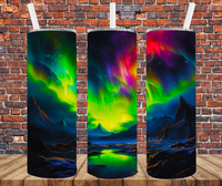 Northern Lights - Tumbler Wrap - Sublimation Transfers