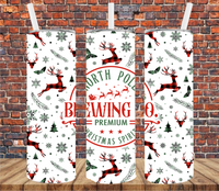 North Pole Brewing Company - Tumbler Wrap - Sublimation Transfers