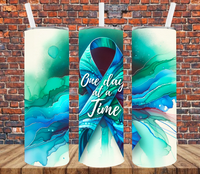 One Day At A Time - Tumbler Wrap - Sublimation Transfers