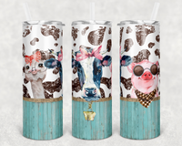 Country Farm Animals - Tumbler Wrap Sublimation Transfers