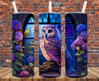 Owl - Tumbler Wrap - Sublimation Transfers