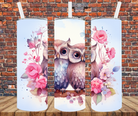 Owls - Tumbler Wrap - Sublimation Transfers