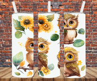 Owls - Tumbler Wrap - Sublimation Transfers