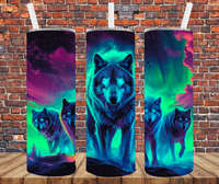 Wolves - Tumbler Wrap - Sublimation Transfers