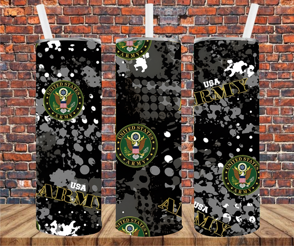 Military - Tumbler Wrap Sublimation Transfers