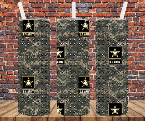 Military - Tumbler Wrap Sublimation Transfers