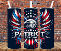 Patriot Strong - Tumbler Wrap Sublimation Transfers