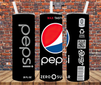 Diet Soda - Tumbler Wrap Sublimation Transfers