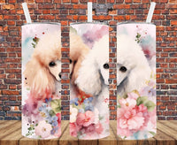 Fluffy Poodles - Tumbler Wrap - Sublimation Transfers