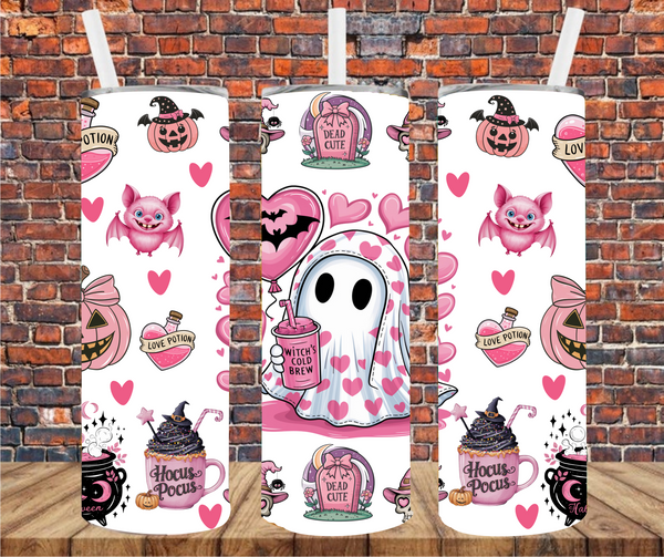 Cute Ghost - Tumbler Wrap - Sublimation Transfers