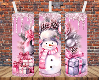 Snowman - Tumbler Wrap - Sublimation Transfers