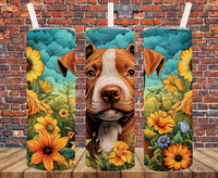 Pit Bull - Tumbler Wrap - Sublimation Transfers