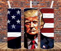 Trump  - Tumbler Wrap - Sublimation Transfers