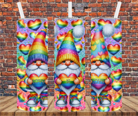 Pride Gnomes - Tumbler Wrap Sublimation Transfers