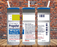 Healthcare Propofol - Tumbler Wrap Sublimation Transfers