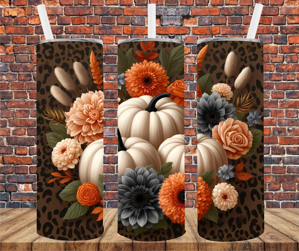 Pumpkin Bouquet - Tumbler Wrap - Sublimation Transfers