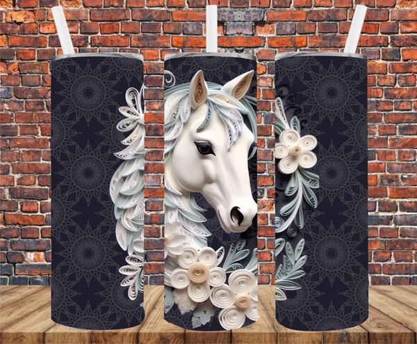 Country Horse - Tumbler Wrap - Sublimation Transfers