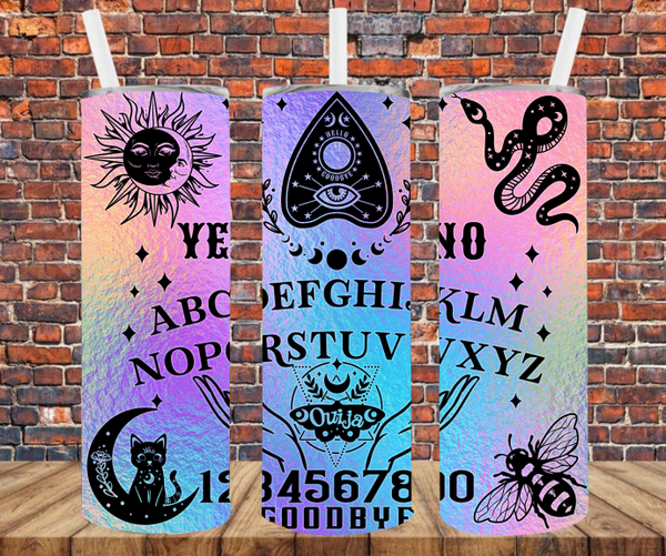 Ouija Board - Tumbler Wrap - Sublimation Transfers