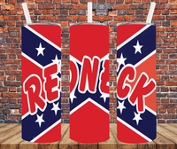 Redneck - Tumbler Wrap - Sublimation Transfers