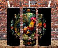 Country Rooster - Tumbler Wrap - Sublimation Transfers