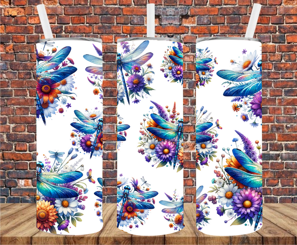 Dragonflies - Tumbler Wrap - Sublimation Transfers