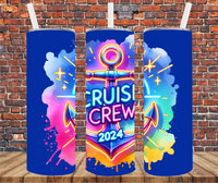 Cruise Crew 2024 - Tumbler Wrap - Sublimation Transfers