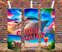 Cruise Squad - Tumbler Wrap - Sublimation Transfers