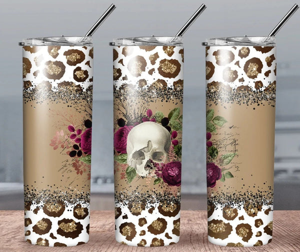 Sugar Skull - Tumbler Wrap Sublimation Transfers