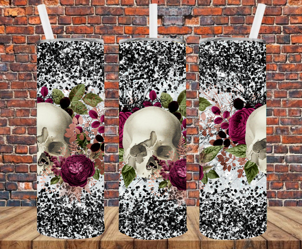 Skulls - Tumbler Wrap - Sublimation Transfers