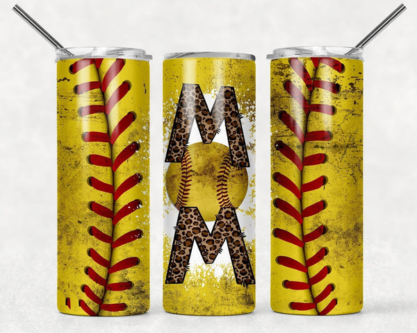 Softball Mom - Tumbler Wrap Sublimation Transfers